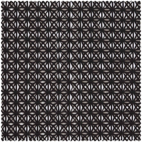 tape strips sewn together black furnishing fabric Sanderson Harlequin - Color 1 HMOV130587