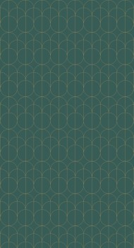 Geometric Green Wallpaper Casadeco - 1930 Texdecor MNCT85697505