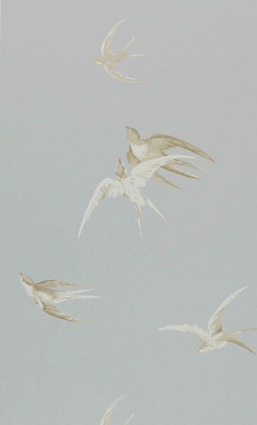 fliegende Vögel grau Vliestapete Sanderson - One Sixty DVIWSW104