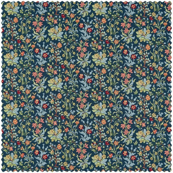 Furnishing fabric meadow flowers blue MEWF237313