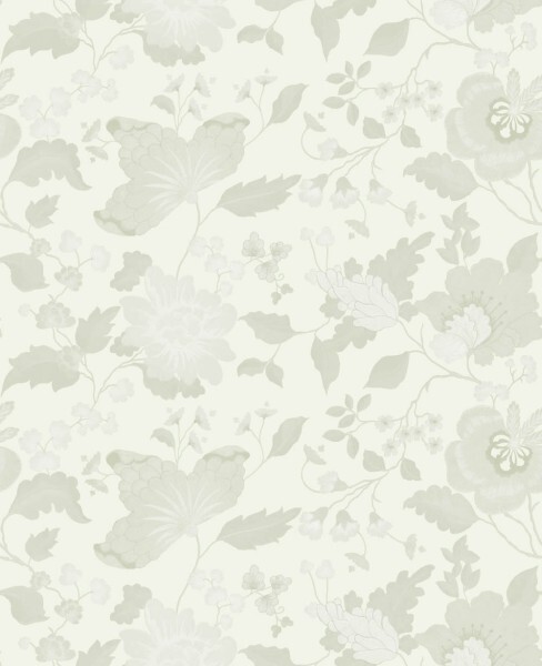 Flower tendrils wallpaper delicate cream Italian Style Essener 24841