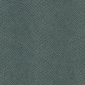 Non-woven wallpaper faux leather look green 347770