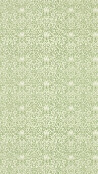 Tapete stilisierte Blattranken grün MEWW217198