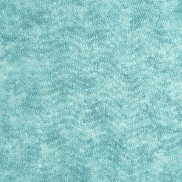 longitudinal ribbing glass beads turquoise non-woven wallpaper Precious Hohenberger 81293-HTM