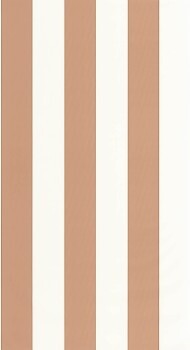 Wide stripes camel brown and white non-woven wallpaper Caselio - Moonlight 2 MLGT101074044