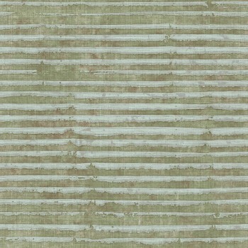 Linienmuster Grün und rosa Vinyltapete Materika Rasch Textil 229985